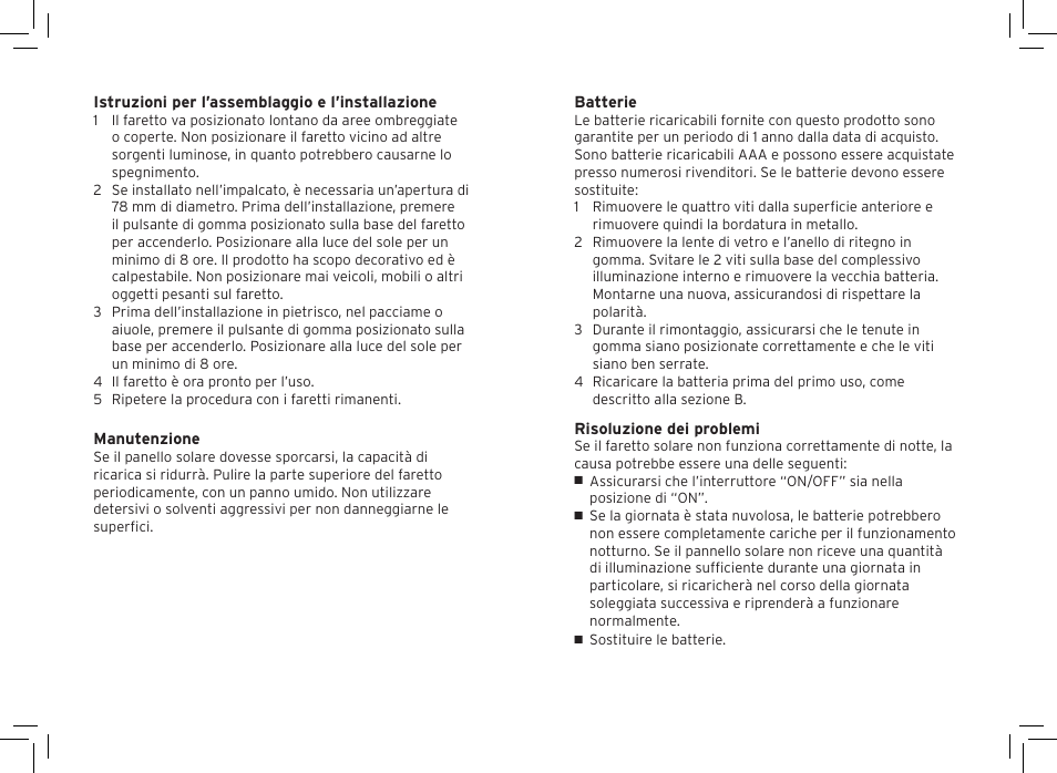 Gardman Deck Lights User Manual | Page 10 / 12