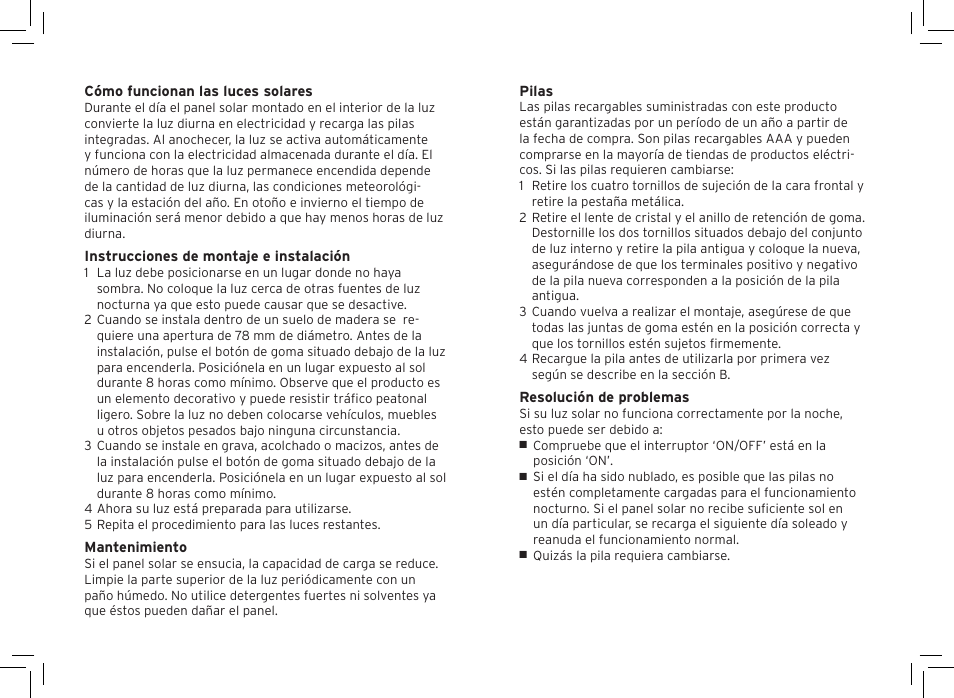 Gardman Deck Lights User Manual | Page 12 / 12