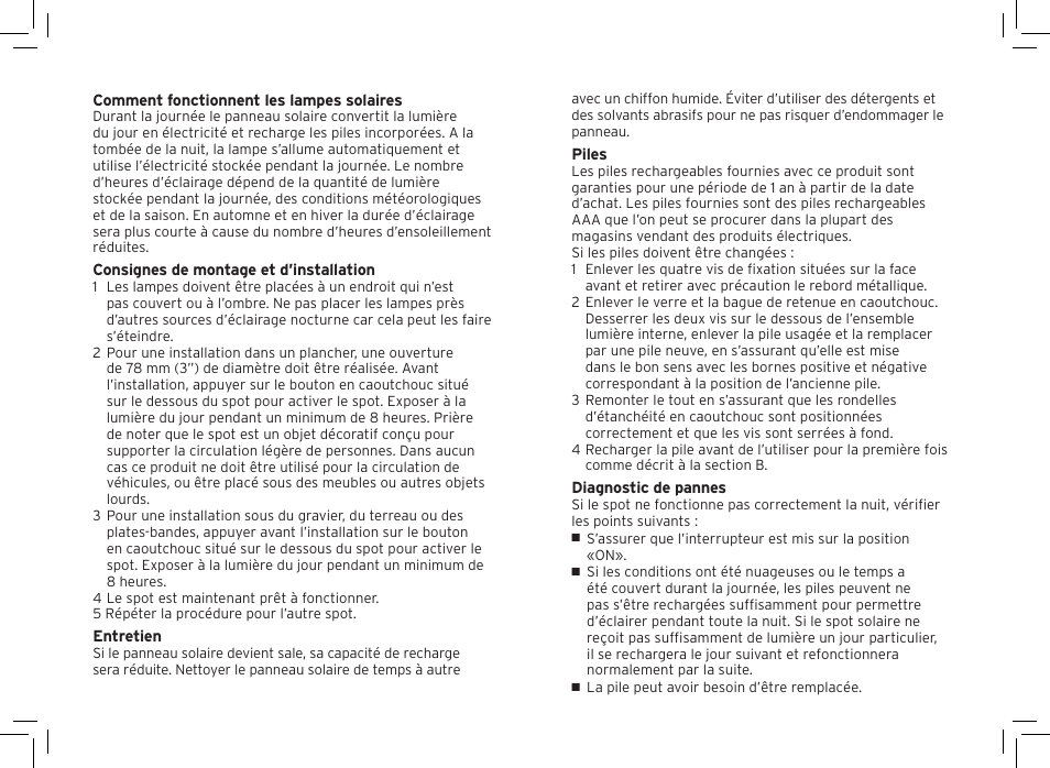 Gardman Deck Lights User Manual | Page 6 / 12