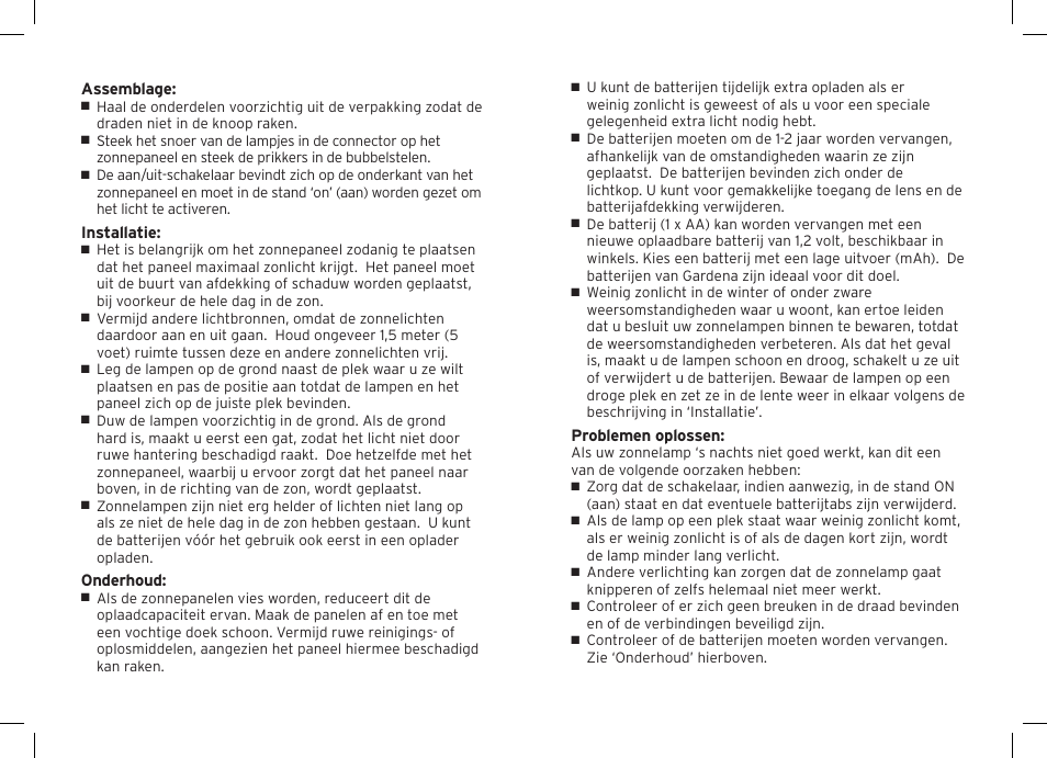 Gardman 3 Sparkling Bubble Lights User Manual | Page 8 / 12