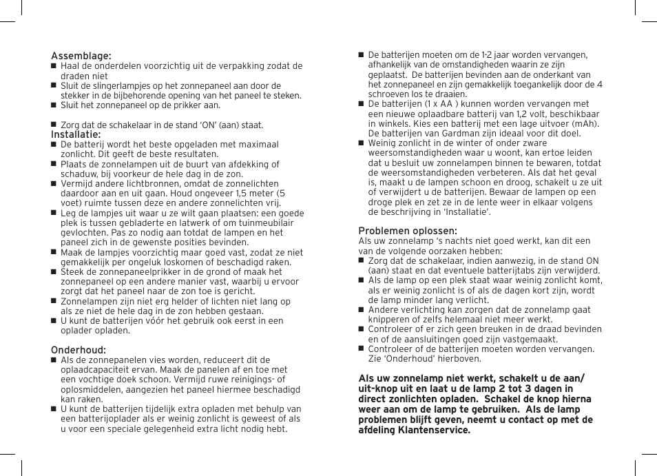 Gardman 250 LED String Lights User Manual | Page 8 / 12