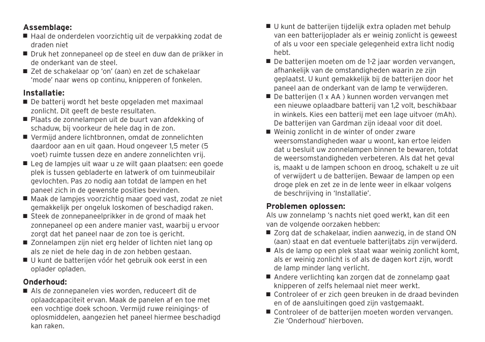 Gardman 50 LED String Lights User Manual | Page 8 / 12