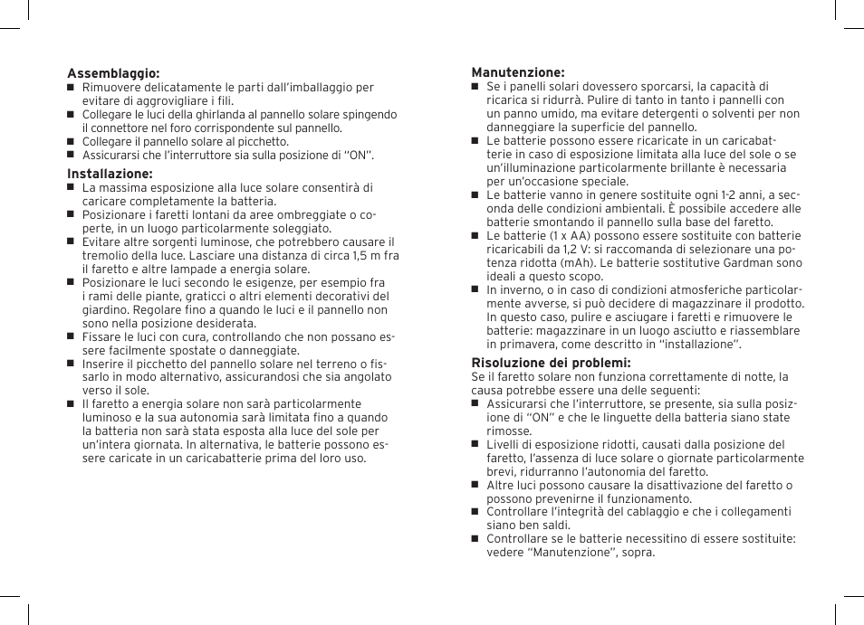 Gardman 25 LED String Lights User Manual | Page 10 / 12