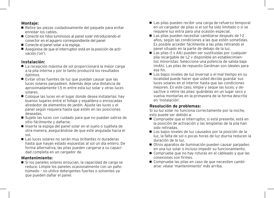 Gardman 25 LED String Lights User Manual | Page 12 / 12