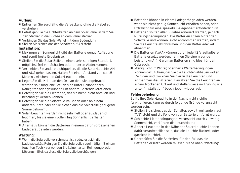 Gardman 25 LED String Lights User Manual | Page 4 / 12