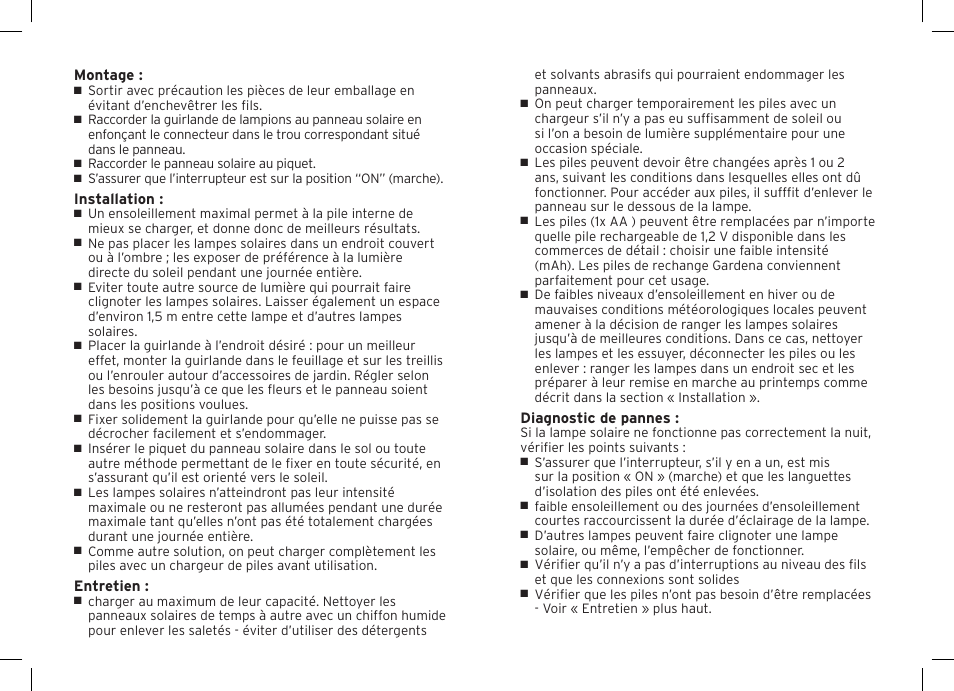 Gardman 25 LED String Lights User Manual | Page 6 / 12