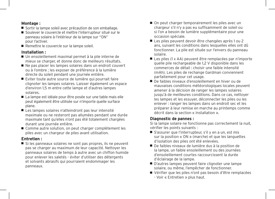 Gardman Sun Jar User Manual | Page 6 / 12