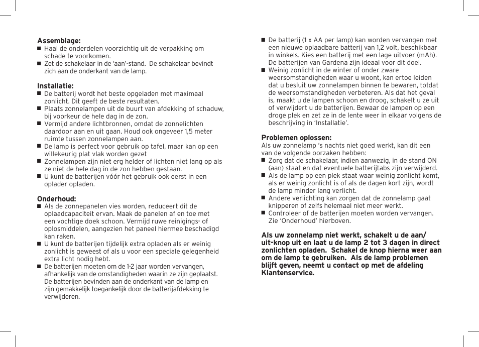 Gardman Solar Sandstone Square Path Light User Manual | Page 8 / 12