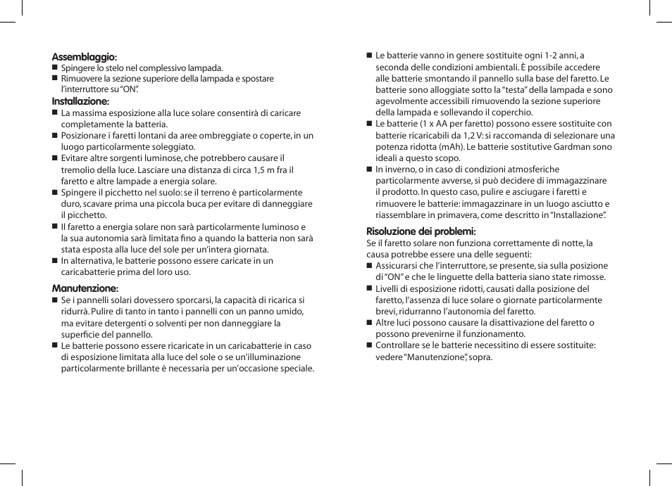 Gardman SS Post Lights User Manual | Page 10 / 12