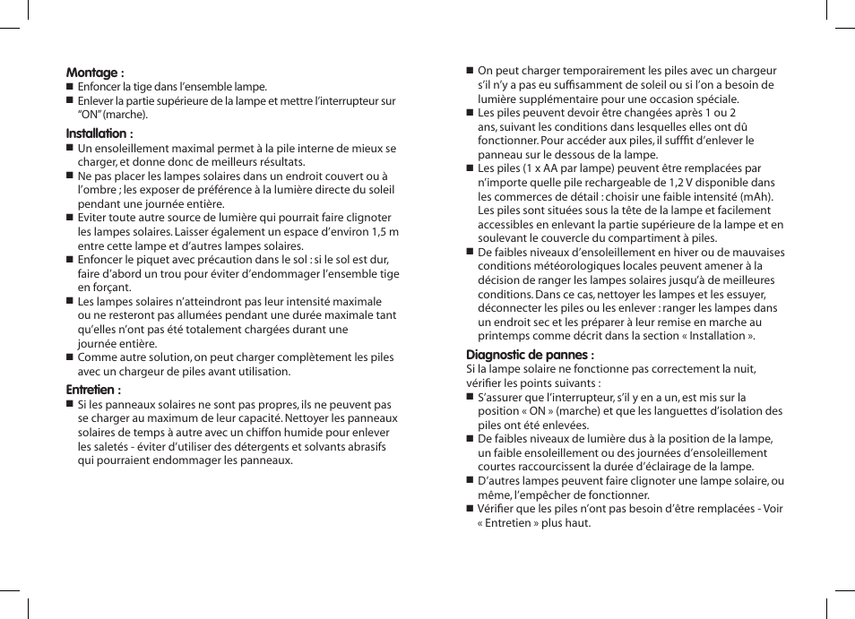 Gardman SS XL Post Lights User Manual | Page 6 / 12