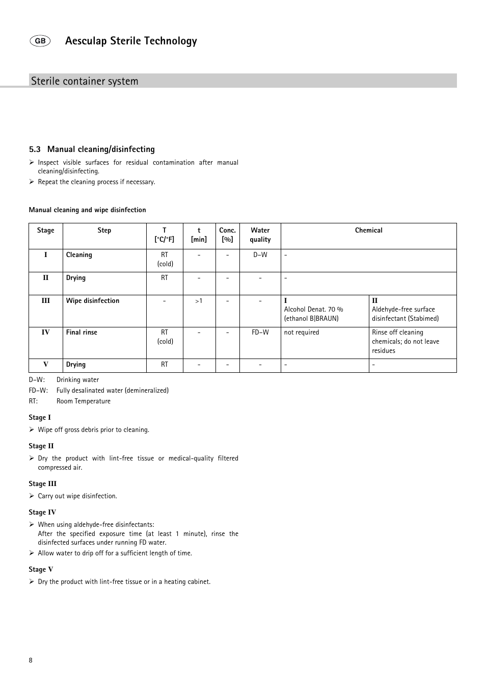 Braun Sterile Container System 9-Jul User Manual | Page 10 / 84