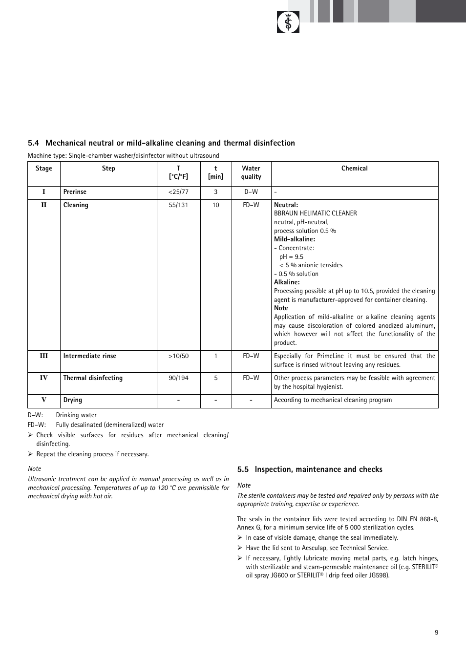 Braun Sterile Container System 9-Jul User Manual | Page 11 / 84