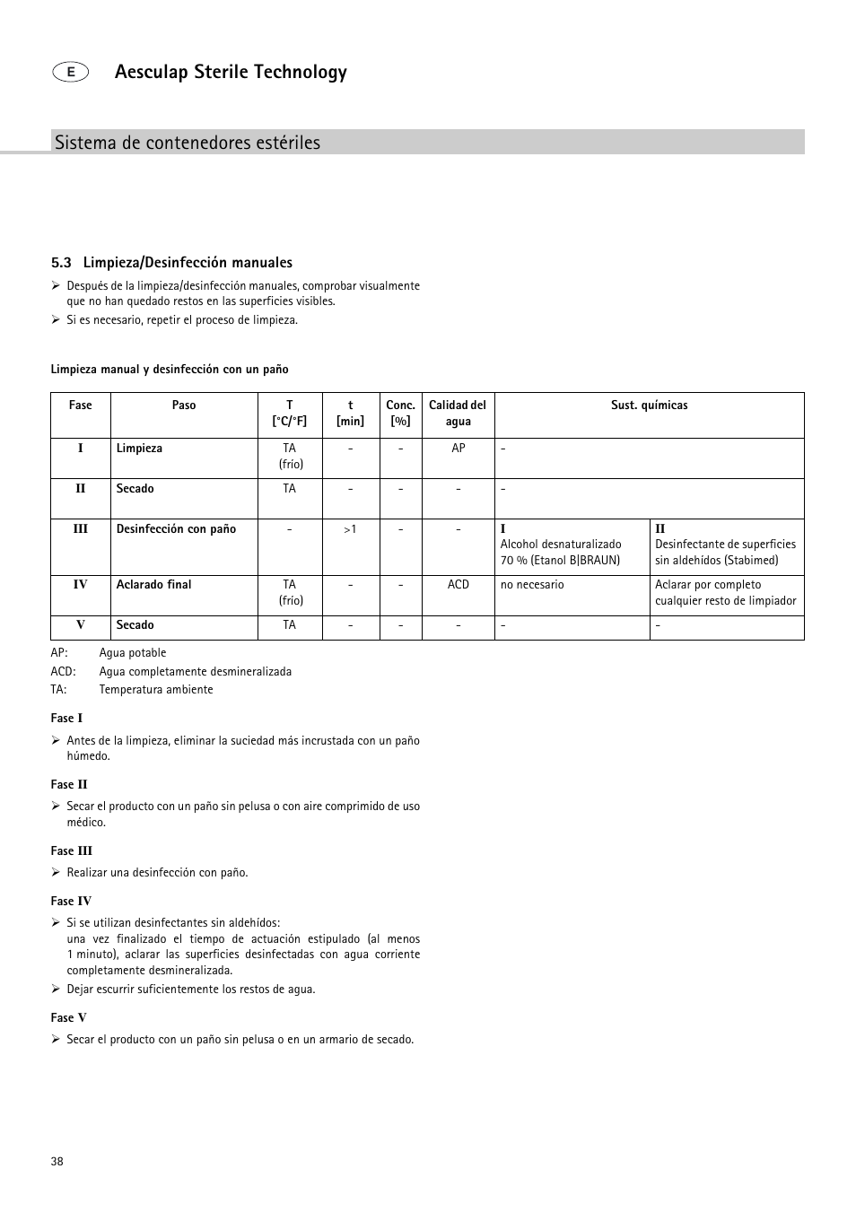Braun Sterile Container System 9-Jul User Manual | Page 40 / 84
