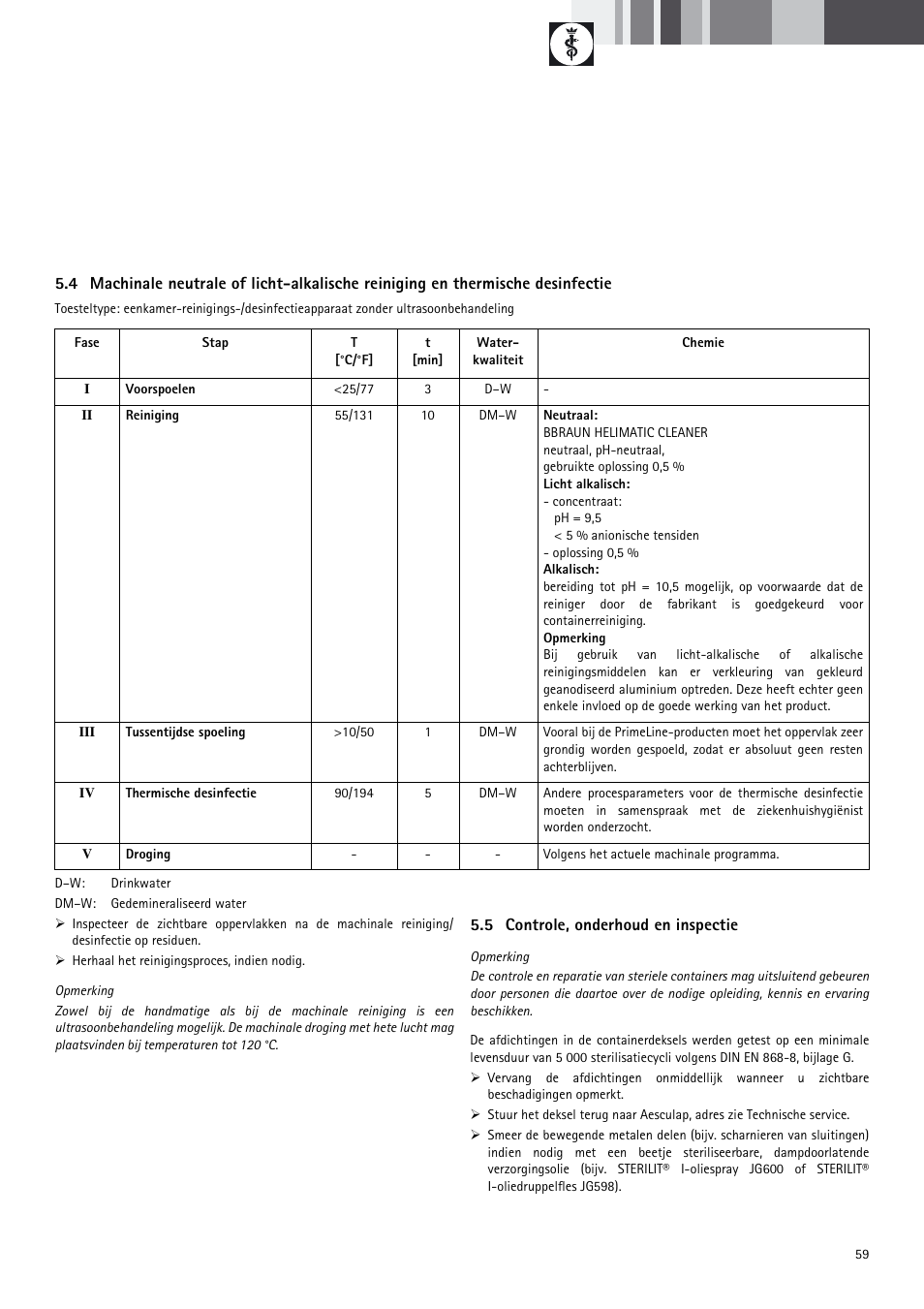 Braun Sterile Container System 9-Jul User Manual | Page 61 / 84