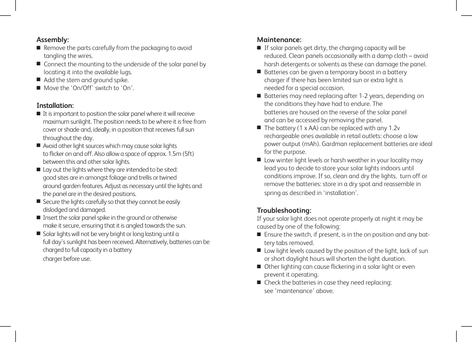 Gardman Party Lanterns String Set User Manual | Page 2 / 12