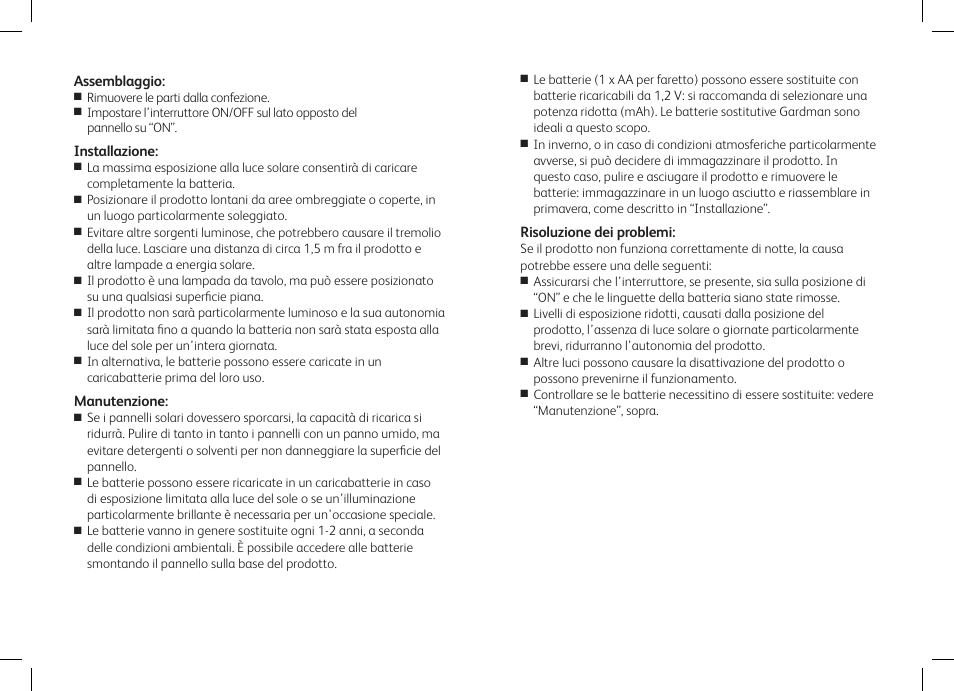 Gardman 4 Rock Spots Lights User Manual | Page 10 / 12