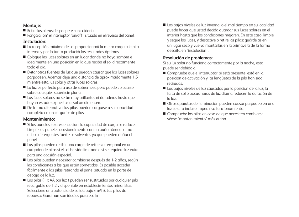 Gardman 4 Rock Spots Lights User Manual | Page 12 / 12