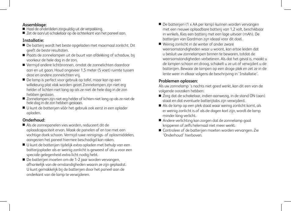 Gardman 4 Rock Spots Lights User Manual | Page 8 / 12