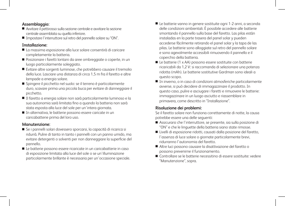 Gardman Solar Robin User Manual | Page 10 / 12