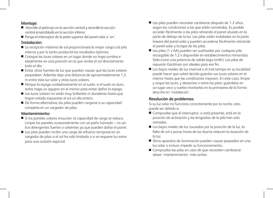 Gardman Solar Robin User Manual | Page 12 / 12