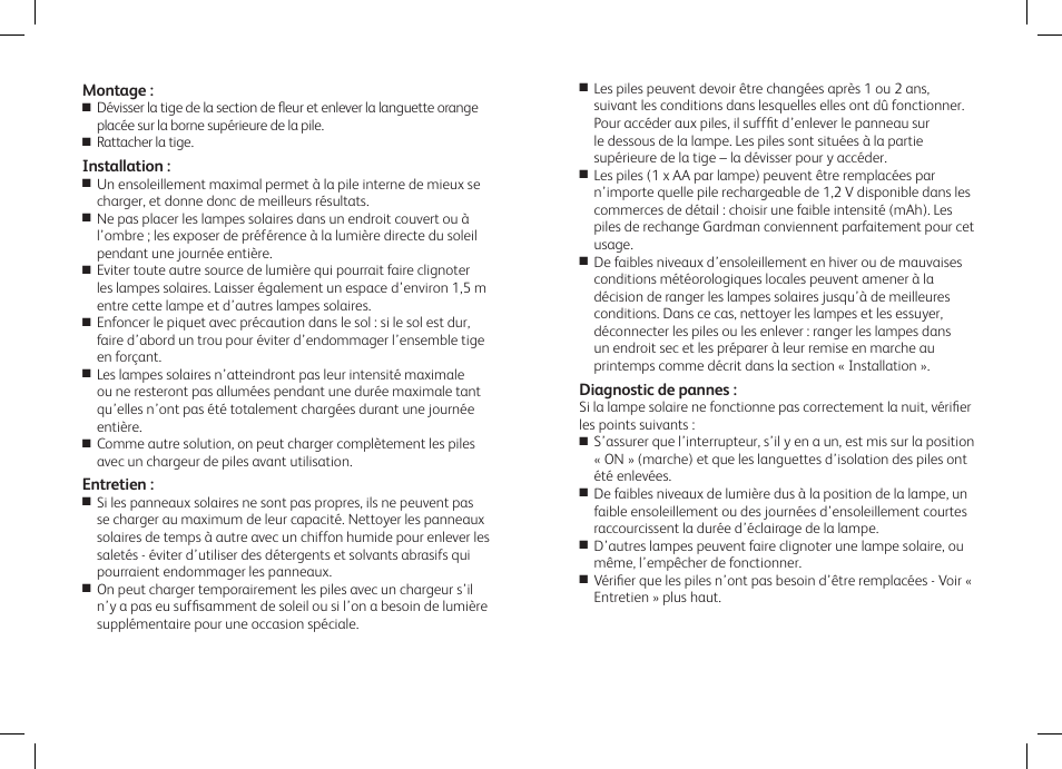 Gardman 4 Flower Glows User Manual | Page 6 / 12