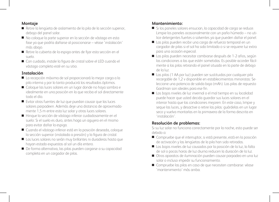 Gardman Butterfly Glowlight User Manual | Page 12 / 12