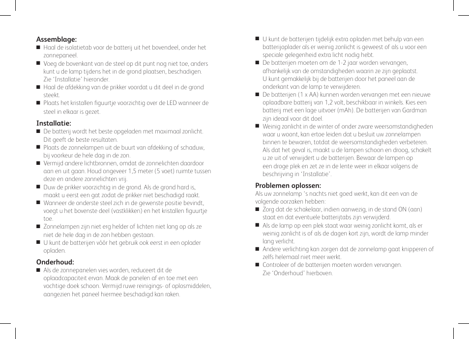 Gardman Butterfly Glowlight User Manual | Page 8 / 12