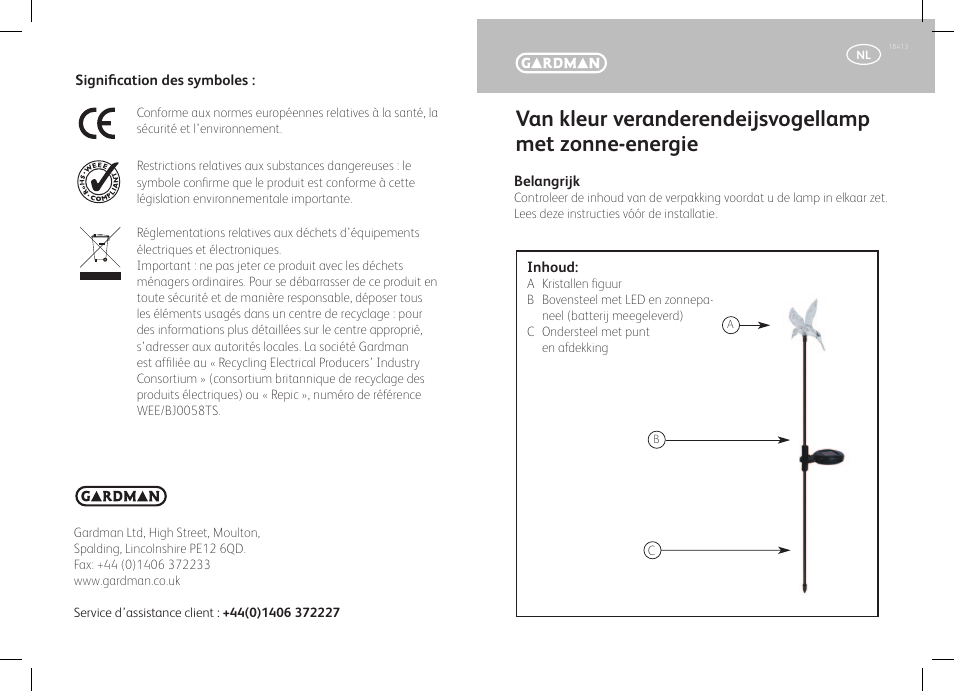 Gardman Kingfisher Glowlight User Manual | Page 7 / 12