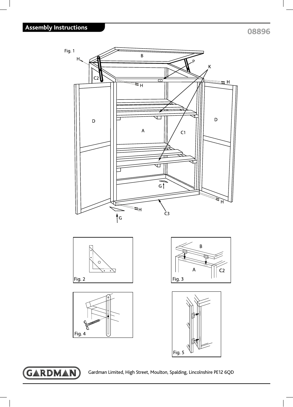 Gardman Wooden growhouse User Manual | Page 2 / 2