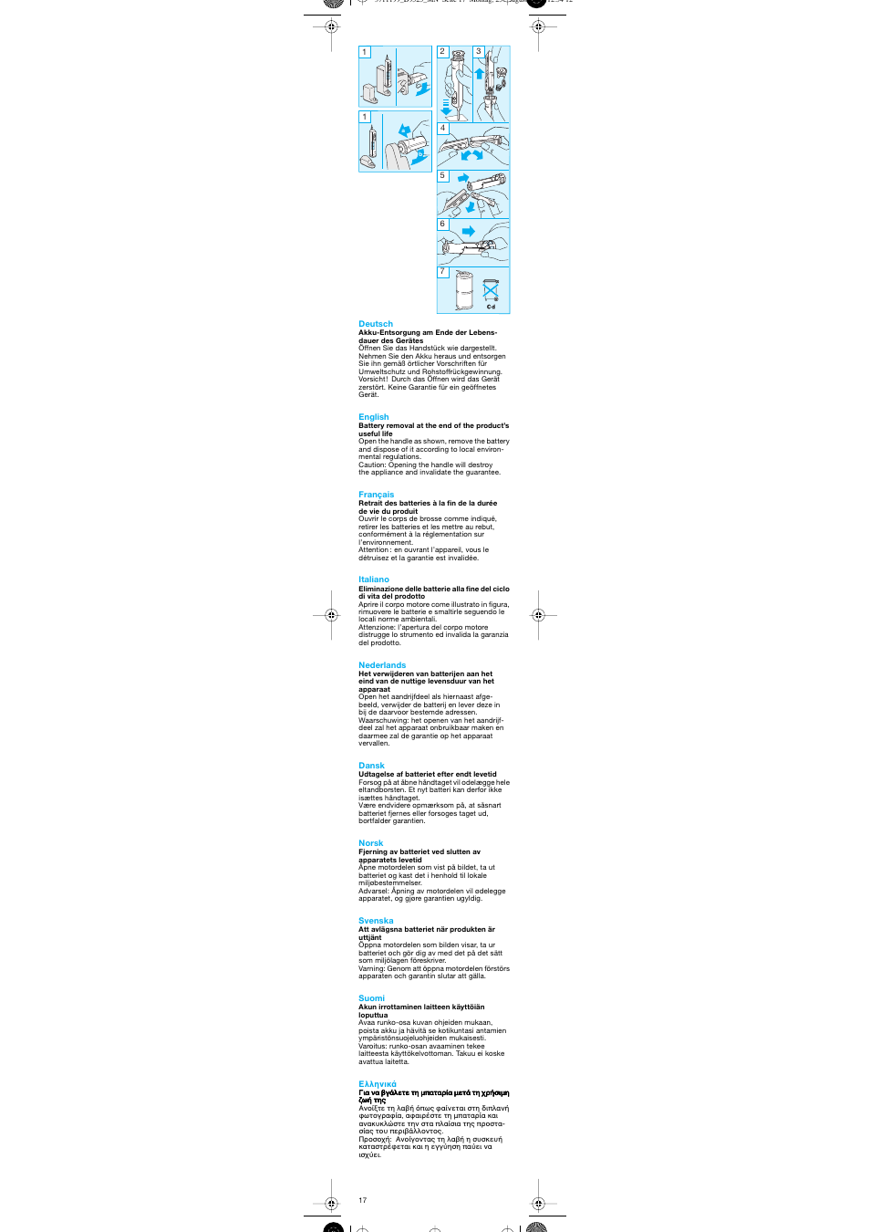 Braun D 9525A User Manual | Page 15 / 20