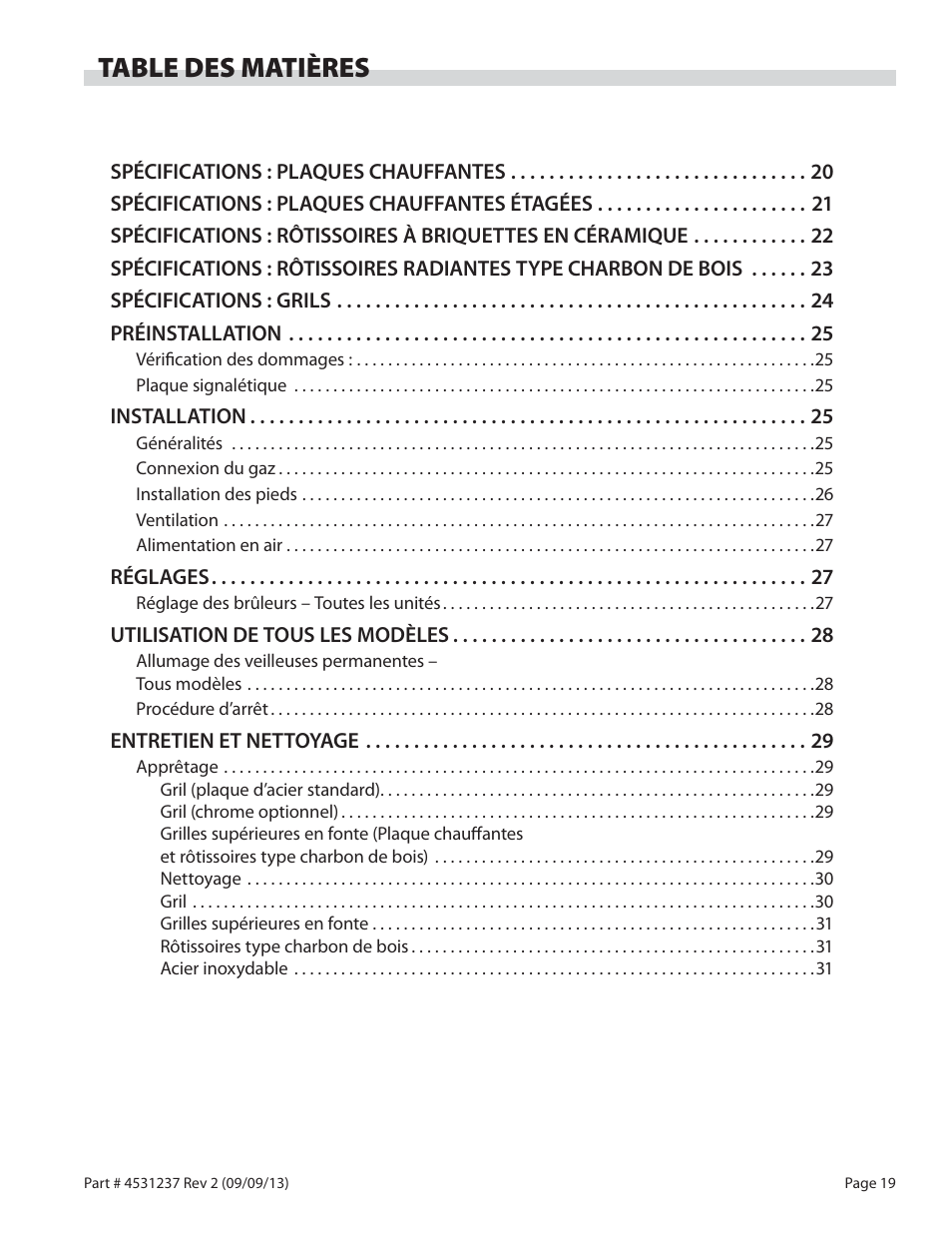 Garland GT SERIES HEAVY DUTY GAS COUNTER EQUIPMENT User Manual | Page 19 / 48