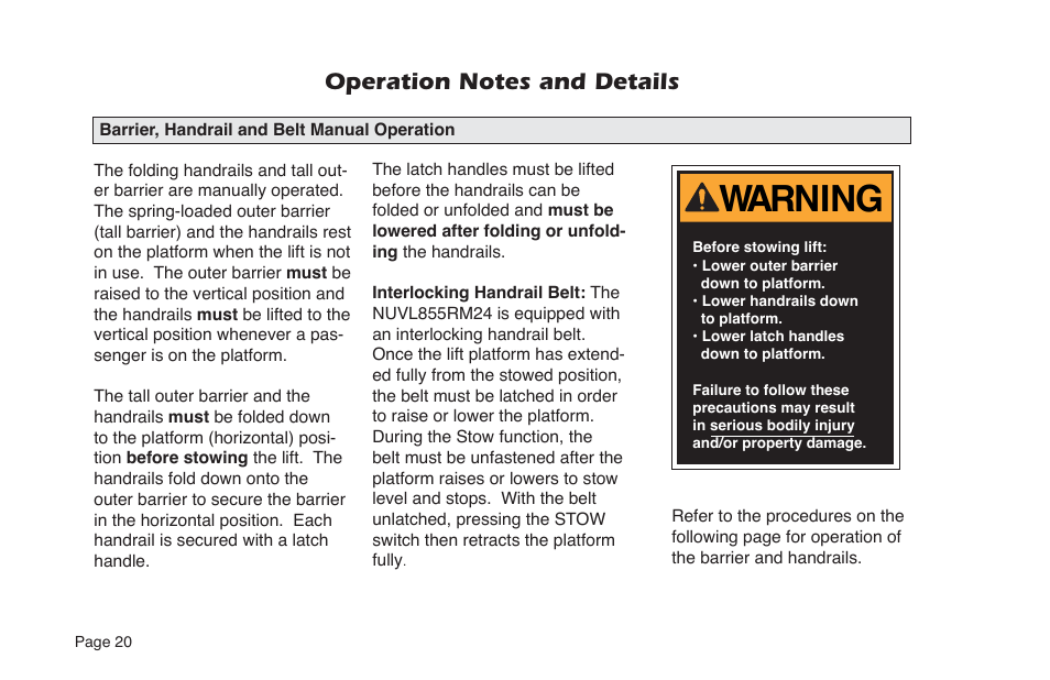 Warning | Braun NUVL855RM24 User Manual | Page 22 / 52