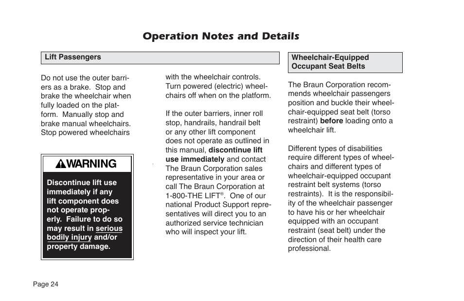 Warning | Braun NUVL855RM24 User Manual | Page 26 / 52