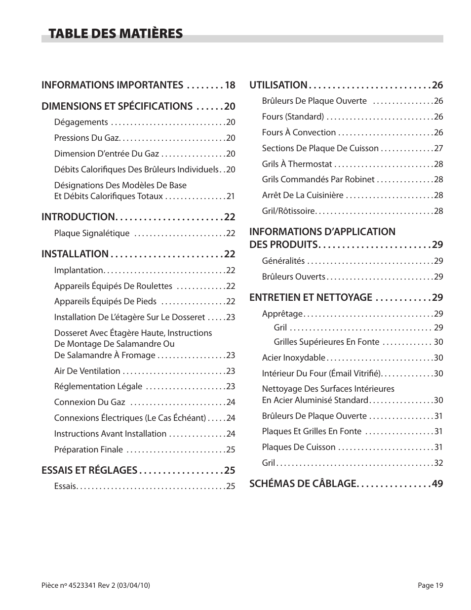 Garland US RANGE U SERIES GAS RESTAURANT RANGES User Manual | Page 19 / 56