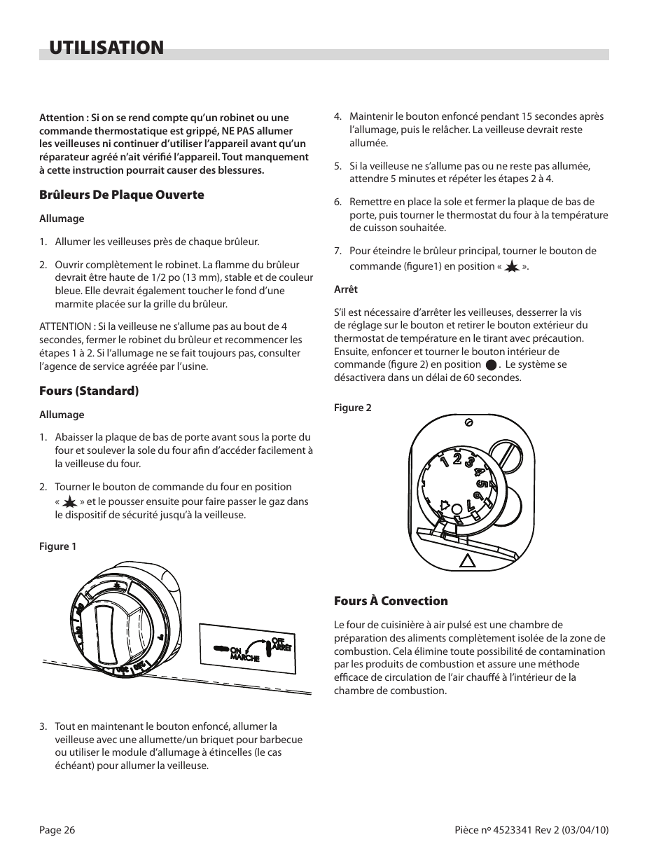 Utilisation | Garland US RANGE U SERIES GAS RESTAURANT RANGES User Manual | Page 26 / 56