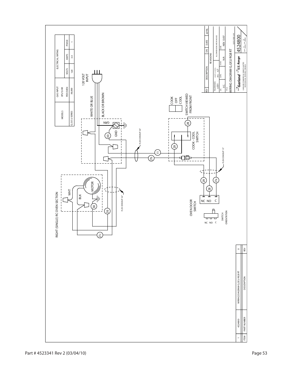 Garland US RANGE U SERIES GAS RESTAURANT RANGES User Manual | Page 53 / 56