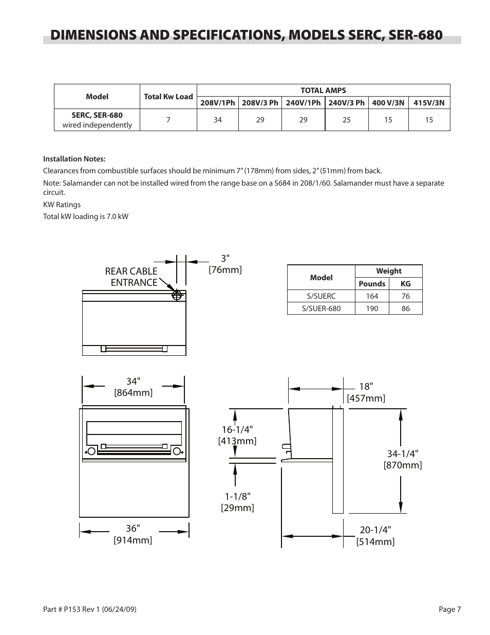 Garland SU680 SERIES RESTAURANT RANGES AND SALAMANDERS User Manual | Page 7 / 20