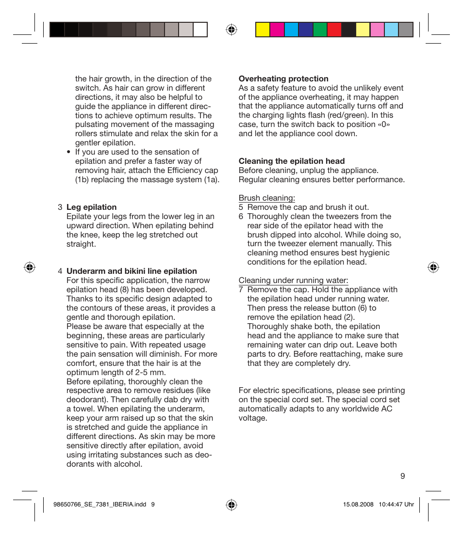 Braun Xpressive 7381 WD User Manual | Page 8 / 30