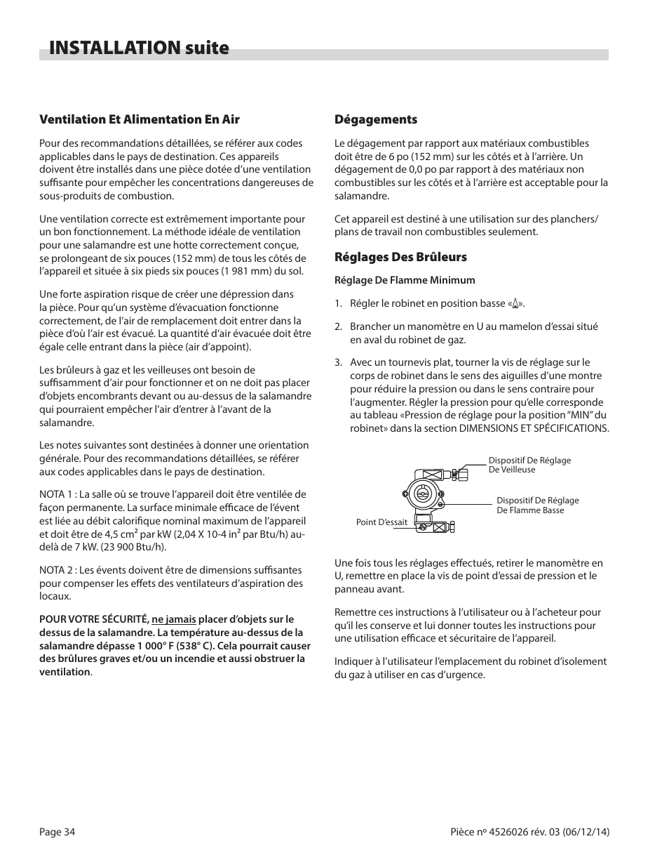 Installation suite | Garland GF SENTRY SERIES INFRA-RED SALAMANDER BROILERS User Manual | Page 34 / 56