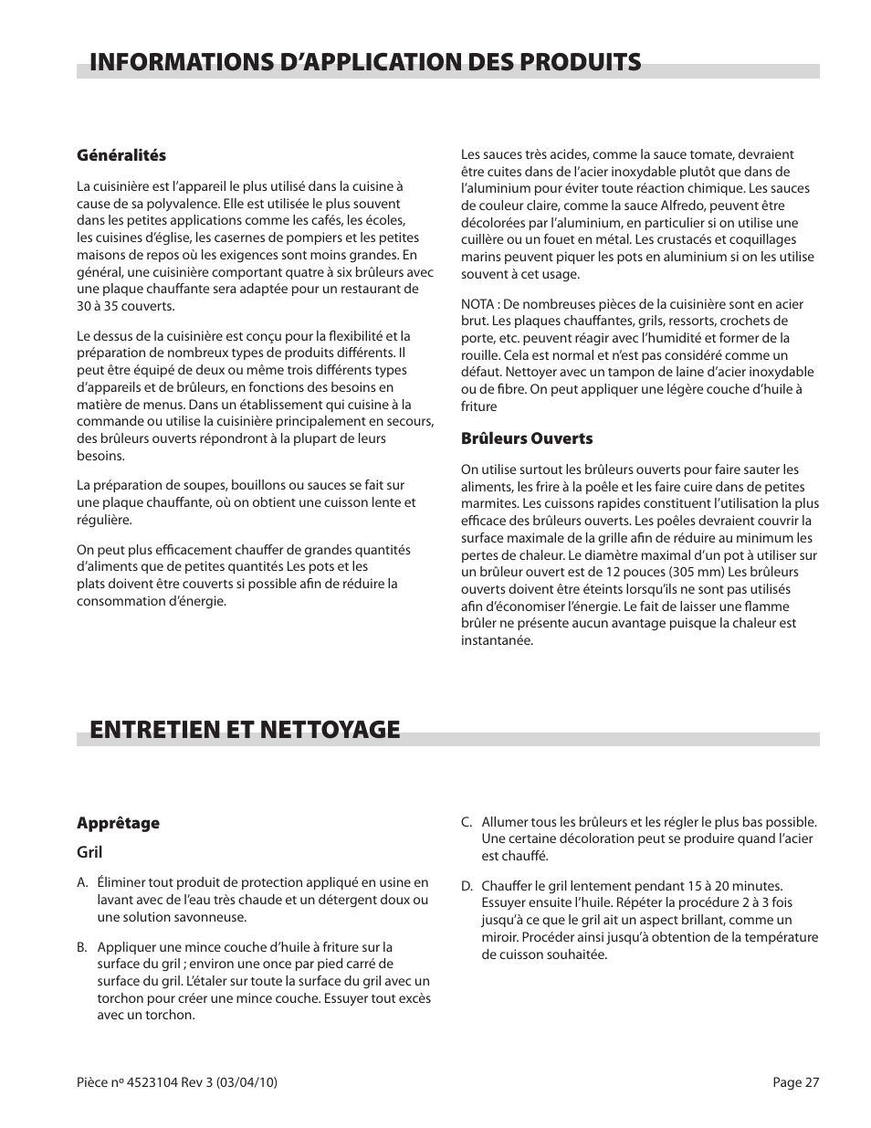 Garland G SERIES GAS RESTAURANT RANGES User Manual | Page 27 / 56