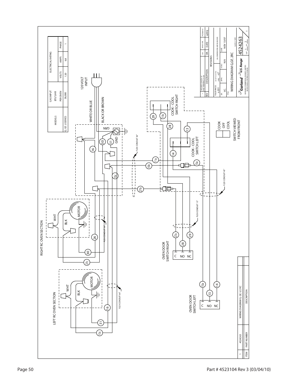Garland G SERIES GAS RESTAURANT RANGES User Manual | Page 50 / 56