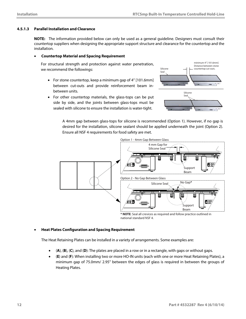 Garland HO IN 3200 INDUCTION TEMPERATURE CONTROLLED BUILT-IN HOLD-LINE User Manual | Page 12 / 32