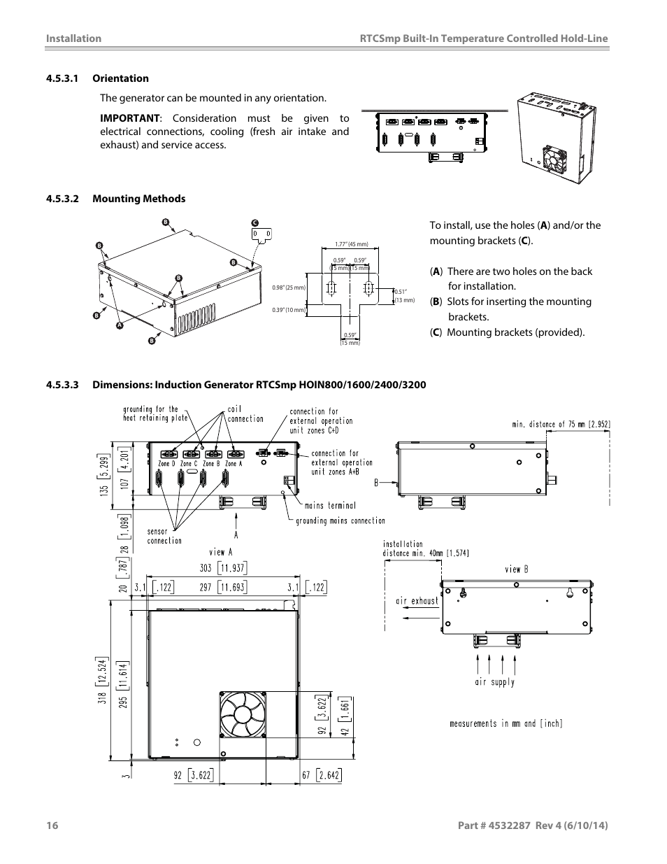 Garland HO IN 3200 INDUCTION TEMPERATURE CONTROLLED BUILT-IN HOLD-LINE User Manual | Page 16 / 32