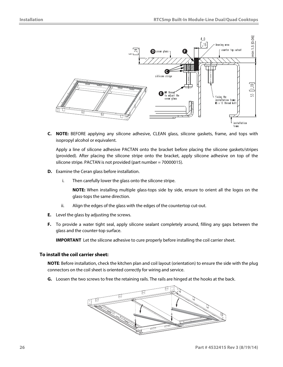 Garland MO QU 28000 FL INDUCTION MODULE-LINE COOKTOPS DUAL/QUAD User Manual | Page 26 / 48