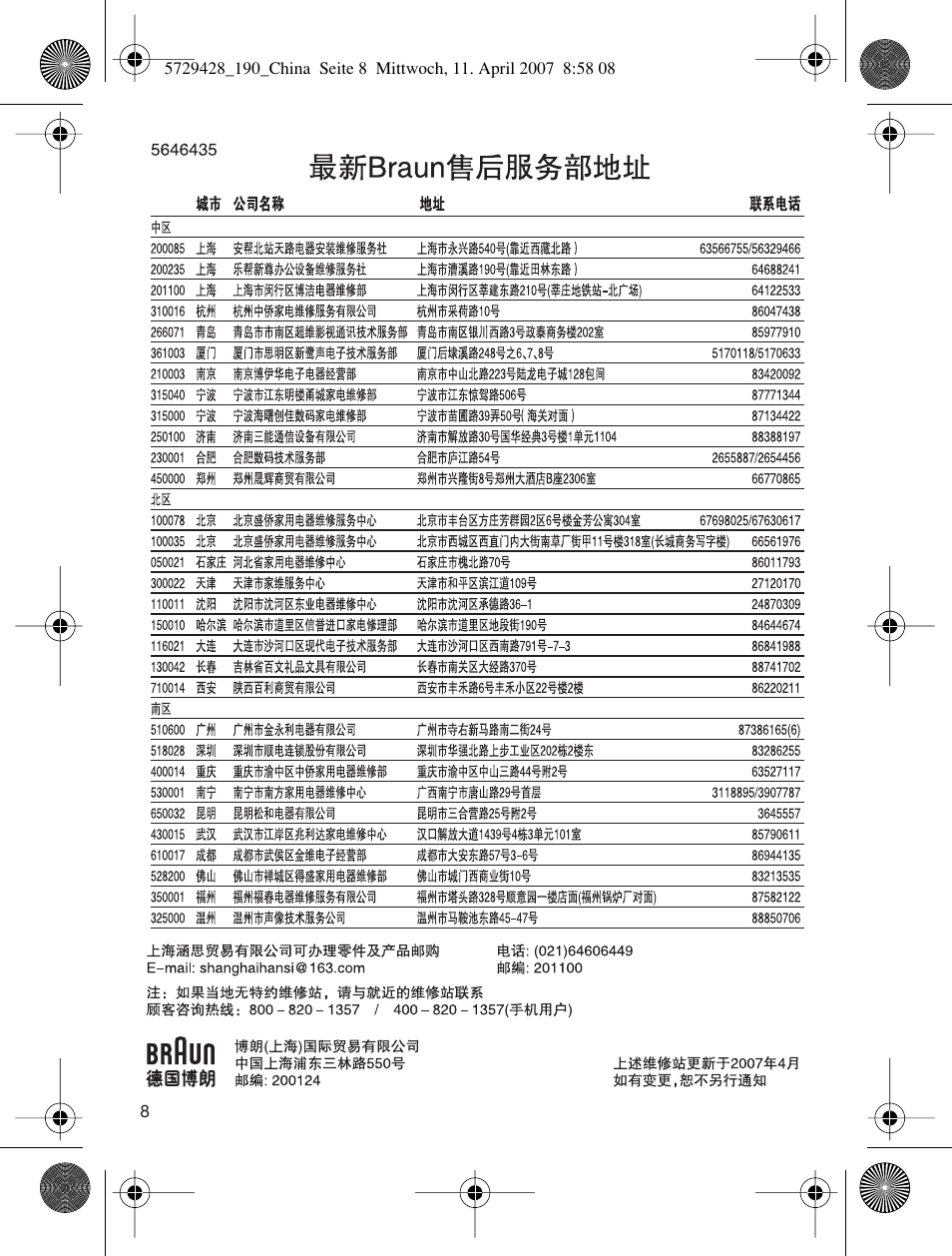 Braun 5729 User Manual | Page 9 / 12