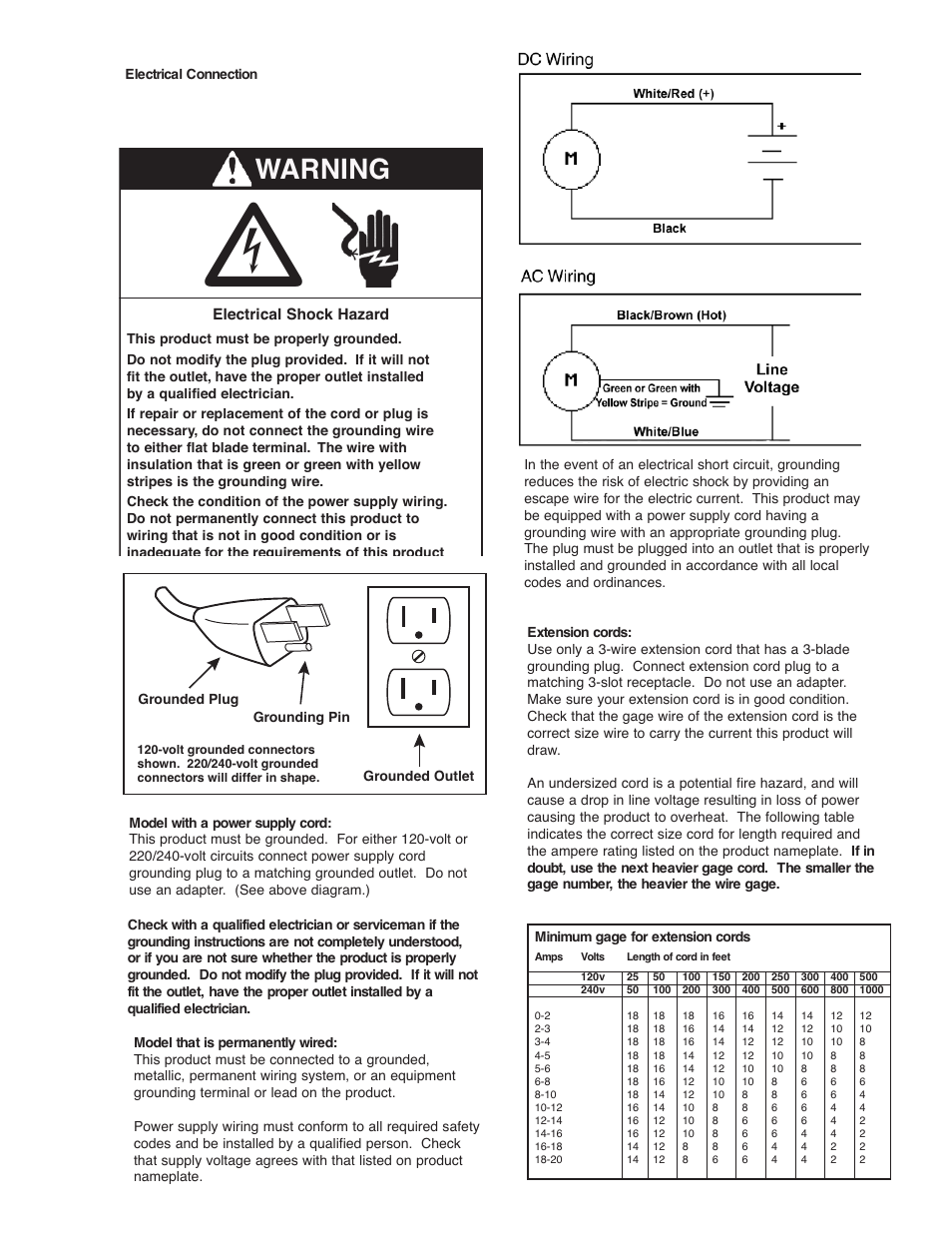 Warning | Gast 20R Series User Manual | Page 3 / 7