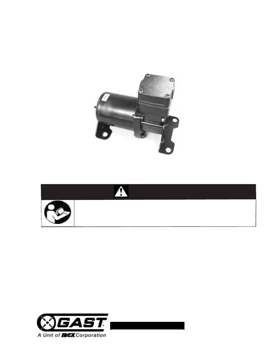 Gast 34R Series User Manual | 4 pages