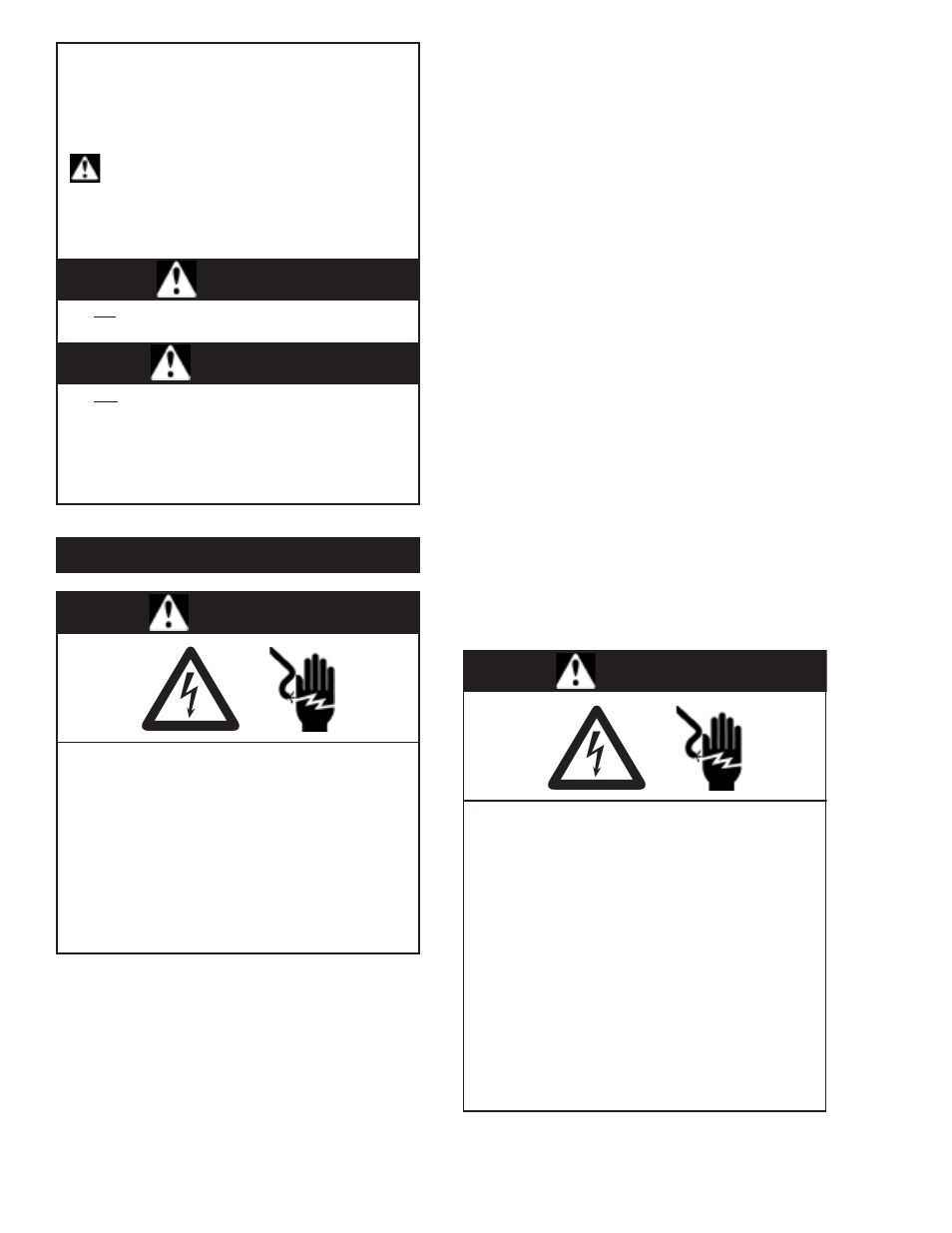 Warning danger, Warning | Gast 34R Series User Manual | Page 2 / 4