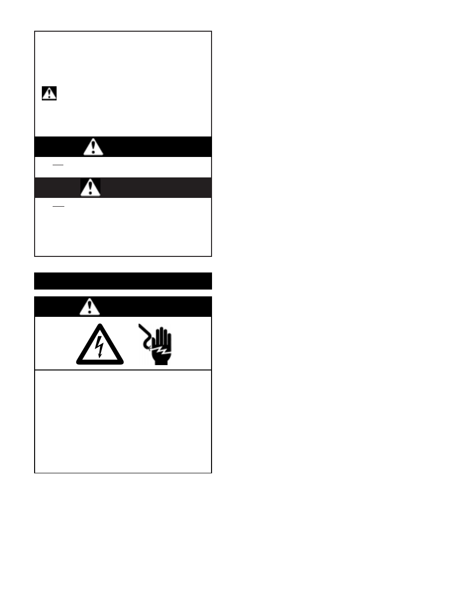 Warning danger, Warning | Gast 55R Series User Manual | Page 2 / 8