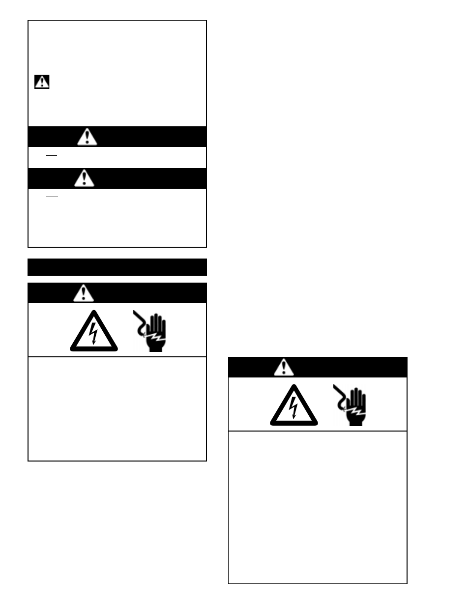 Warning danger, Warning | Gast 75R Series User Manual | Page 2 / 8